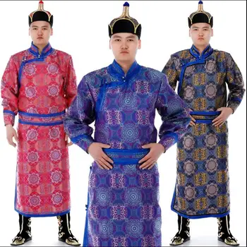 Sonbahar Yeni Moğollar Performans Kostüm erkek Düğün