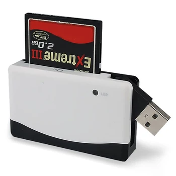 SSK All-in-1 USB 2.0 kart okuyucu Destekler SD Mikro SD MS CF Kartları Yüksek Hızlı Çok fonksiyonlu Katlanır kart okuyucu Adaptörü