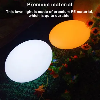 Su geçirmez LED renkli ışık bahçe Yard aydınlatma uzaktan kumanda ev açık fener dekorasyon peyzaj Lambası