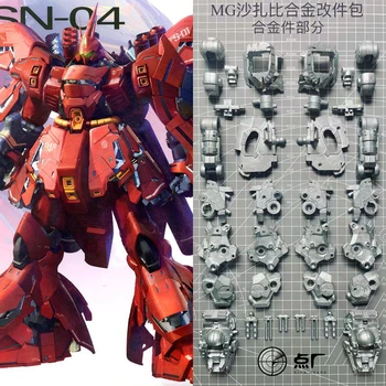 Takım elbise MG 1/100 SAZABİ Gundam Alaşım Modifikasyon Aksesuarları Metal Parçalar Aksiyon oyuncak figürler Montaj model seti DIY Modeli Parçaları