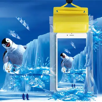 Telefon Su Geçirmez Kılıfı Yüksek çözünürlüklü Dokunmatik Ekran Telefon Koruma Plaj Dalış telefon kılıfı Dalış Malzemeleri