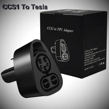 Tesla Model 3/S/X/Y için CCS Adaptörü, [250kw'a Kadar] DC Hızlı Şarj Tüm CCS1 Şarj Cihazlarıyla Uyumlu [Sadece Tesla Sahipleri için]