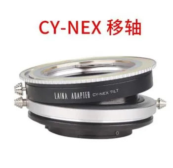Tilt lens adaptörü için ZEİSS cy lens sony E dağı NEX-5/6/7 A7r a7r2 a7r3 a7r4 a9 A7s A6500 A6300 EA50 FS700 kamera