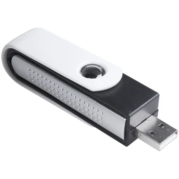 USB iyonik Oksijen Bar Spreyi Hava Temizleyici ıonizer Laptop İçin Siyah + Beyaz