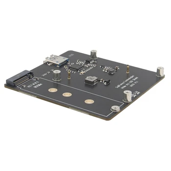X876 V1. 1 M. 2 NVME SATA SSD genişletme kartı Ahududu Pi İçin 4 Model B NAS Depolama Modülü
