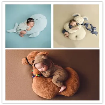 Yenidoğan Fotoğraf Sahne Yaratıcı Poz Büyük Bebek Tavşan Balina Deve Kıyafetler Stüdyo Çekim Aksesuarları Fotoğraf Sahne