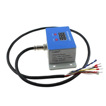 YUMO Sıcak satış USM-100-220AC Ultrasonik sensör sıvı seviyesi ölçüm cihazı