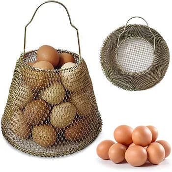 Yumurta Sepeti, Taze Yumurtalar için Katlanabilir Mini Yumurta Saklama-Yumurtaları Taşımak ve toplamak için yumurtaları Kolayca Yükleyebilir