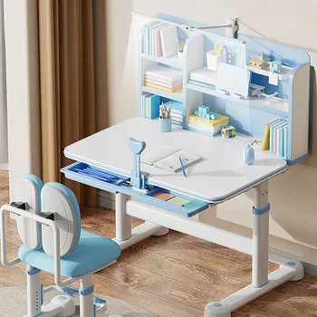 Çalışma Compute Yemek Masaları yazı masası Plastik Minimalist Çocuk Masa çekmeceler Ayarlanabilir Mesinha Infantil çocuk mobilya