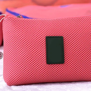 Çok amaçlı kablo saklama çantası pratik USB veri çanta makyaj kozmetik için