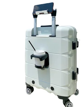 Çok Fonksiyonlu Açık Bagaj Küçük 20 İnç İş Seyahat Yatılı Çanta Alüminyum Çerçeve Arabası Bavul